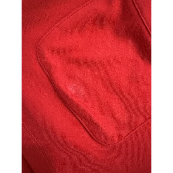 Appleseed's Cardigan Sweater Womens Medium Red V Neck Button Front Pockets Knit - Picture 5 of 7